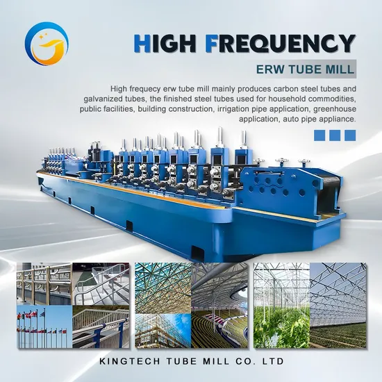 Chaîne de production de tuyaux d'échafaudage, machine à tuyaux ronds en acier galvanisé, moulin à tubes carrés